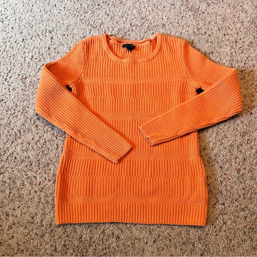 Tommy Hilfiger Orange Knit Sweater